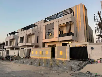 Modern villa with luxurious finishes and a full stone facade | 5 master bedrooms | Private pool | Two floors and a roof | Price includes registration