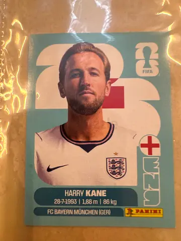 Panini FIFA 2026 Sticker - Harry Kane (England) - Mint Condition