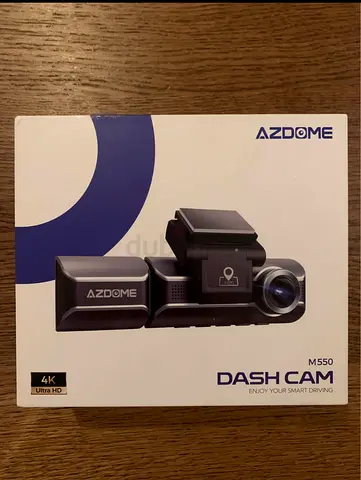 AZDOME M550 4K 3-Channel Dash Cam (Front + Rear + Cabin) + 64GB Card - Brand New