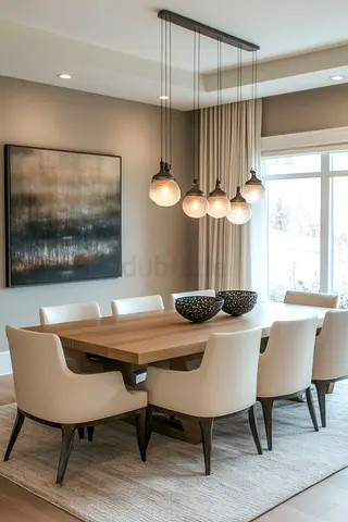 Dining set for sale | Custom built dining chairs with table | Dining table Dubai South