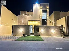 New villa for rent in Ajman|At al helio2 area|4 bedrooms, majlis, hall, maid's room, roof |first occ