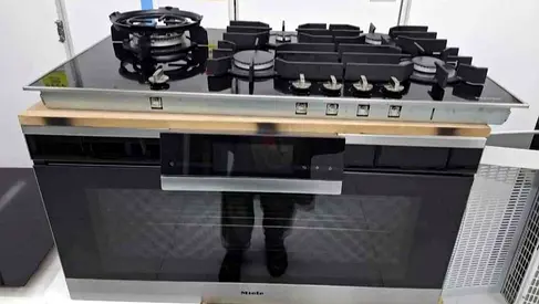 Miele built-in cooktop 5 burner Gas and Oven Electric 90 cm