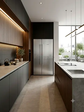Bosch Side-by-Side Refrigerator – Good Condition | Spacious Storage | Premium German Quality