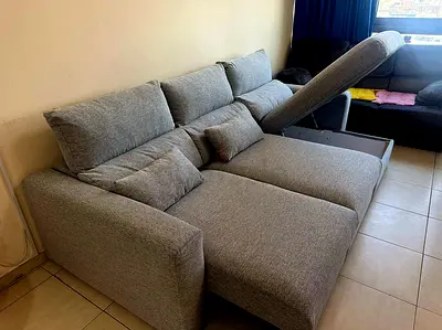 Top Quality ikea Eskilstuna L shape sofa bed with storage