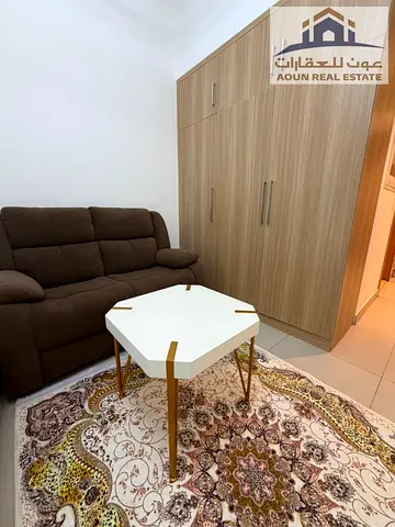 Super-class furnished studio on Maryam Island for 4,000, including parking, a gym, and a swimming pool.