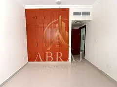 Luxury 1bhk with 2 Bath Balcony wardrobe Family building with all facilities 40k In aljada outside