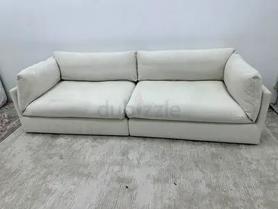 Like new condition the loom collection three seater sofa