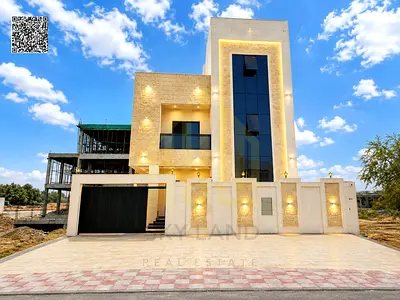 فيلامودرن للبيع ارضى واول وروف مع رسوم التسجيل والتمليك تملك حرتصمييم فلل دبى على شارع الامارات مباشر.