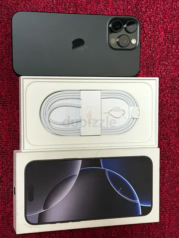 iPhone 16 Pro Max Black TDRA