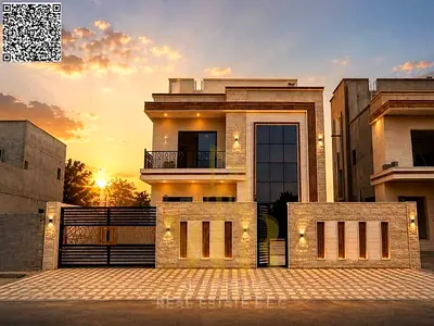 فيلا فاخرة في الحليو 2 | تصميم و تشطيب راقٍ ومساحات واسعة طابقين و روف بسعر شامل الرسوم