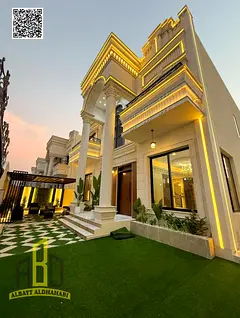 Villa for sale, classic design, registration and ownership fees included, near all services, freehol
