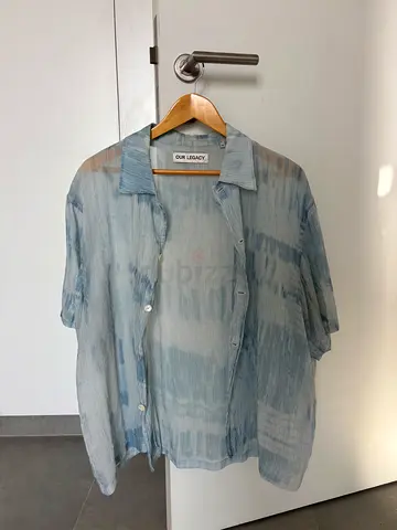 Our Legacy Light Blue Patterned Shirt