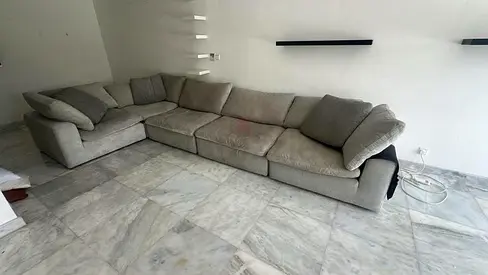 Modular pan Emirates Pianca sofa