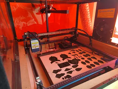 Diode Laser cutting and Engraving 20W