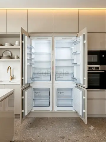 Bosch Built-in Bottom-Freezer Refrigerator Set – Like-New Condition | Premium German Quality