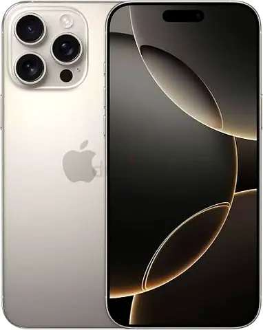 Refurbished Apple iPhone 16 Pro Max - 256GB, Silver (Excellent Condition)