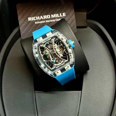 AVAILABLE NEW🔥 RM 53-02 🤩 Tourbilon For man super master  Swiss movement with original box🤩
