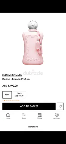Parfums de Marly Delina Eau de Parfum 75ml - Original, Unopened