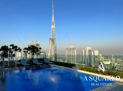 Burj Khalifa View | 2BR Apartment | DAMAC Paramount | Balcony