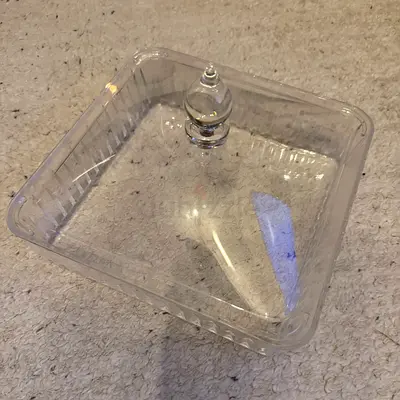 Clear Acrylic Square Display Box with Lid