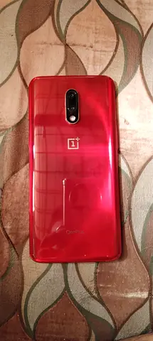 OnePlus7 phone - red back, good working condition same like new