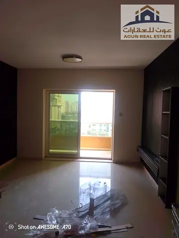For rent in Al Khan: A fully renovated 3-bedroom apartment with a living room and a balcony offering an open view. It features a master bedroom, a mai