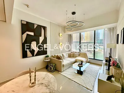 Furnished | Premium Amenities | Full Marina View