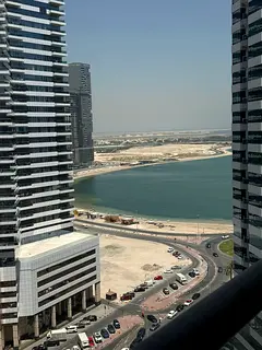 A distinctive one-bedroom apartment for rent in Al Taawun, featuring an excellent size and a beautif