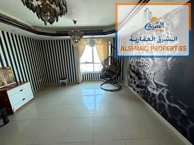 One bedroom, living room, balcony, modern gym, luxury swimming pool, private parking, easy access to Sharjah and Dubai