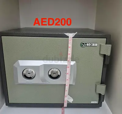 Fireproof Home Safe with Dual Key Locks