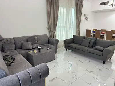 Sea View from Your Home | Furnished Apartment in Al Waha Towers 2 | 2 Bedrooms & Living Room | 2 Balconies | Parking