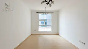 One bedroom and living room for annual rent in City Towers on Khalifa Street, next to Safeer Mall an