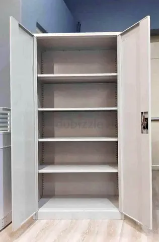 Metal Storage Cabinet with Adjustable Shelves — Good Condition