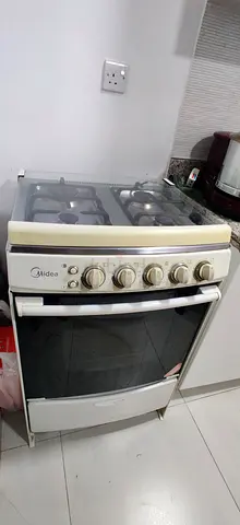Midea Freestanding Gas Cooker with Oven - Good Working Condition