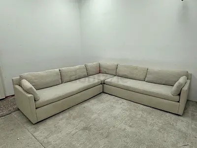 Great condition west elm corner sofa