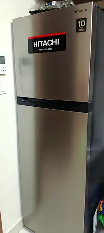 Hitach double door refrigeratrator in excellent condition. In warranty. Additional extended warranty