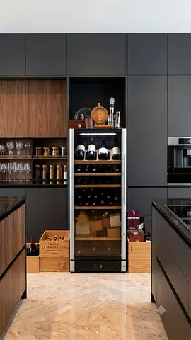 Vestfrost Dual-Zone Wine Cooler – Glass Door | Wooden Shelves | Premium Wine Storage