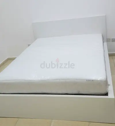 Ikea Queen size bed with mattress available in perfect condition