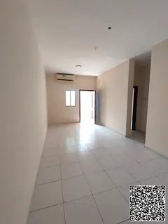 A beautiful one-bedroom apartment with a living room is available for rent in Al Nuaimiya, Ajman, in