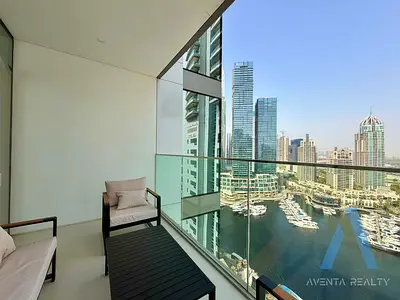Marina & Sea Views | High Floor | Furnished