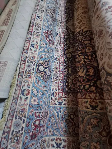 Set of rolled traditional area rugs — good condition, various sizes, Turkish