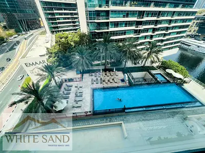 POOL VIEW (WITH OUT BALCONY) SEMI FURNISHED 1 B/R HALL + LIVING