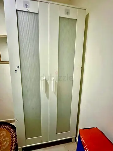 Free Ikea White 2-Door Wardrobe