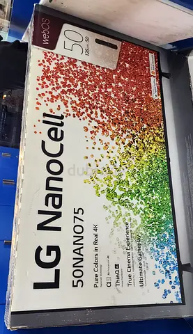 Lg smart tv 50 inch nanocell box pack not open