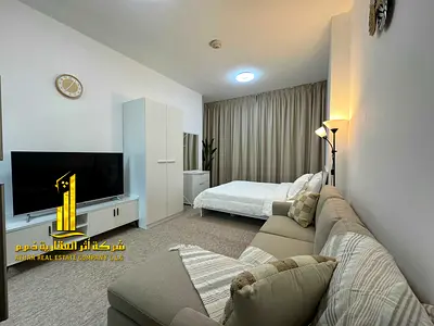 استوديو فاخر ثاني ساكن بمطبخ منفصل مع اطلاله مفتوحه ✨عجمان ابراج الاورينت. للإيجار الشهري.الإيجار يشمل الفواتير والإنترنت وموقف