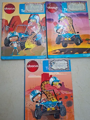 Pearson Abacus Textbooks 1,2 and 3