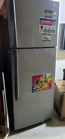LG Top Freezer Refrigerator - Silver, 2 Door