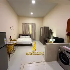 Furnished studio for monthly rent in Ajman, Al Rawdah 2 - Sheikh Ammar Street ✔️ Includes bills 