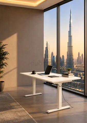 Electric Height Adjustable Standing Desk 160x60cm Memory Preset Sit Stand Up Desk Home Office Whole