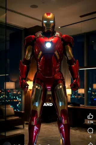 Life-size 205 CM Iron Man Mark XLIII Replica Suit with Light-up Arc Reactor, LIFE-SIZE IRON MAN
